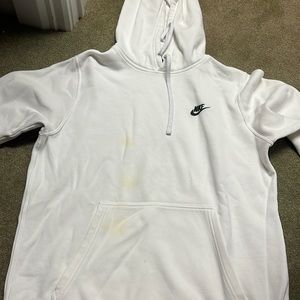 White Nike hoodie
